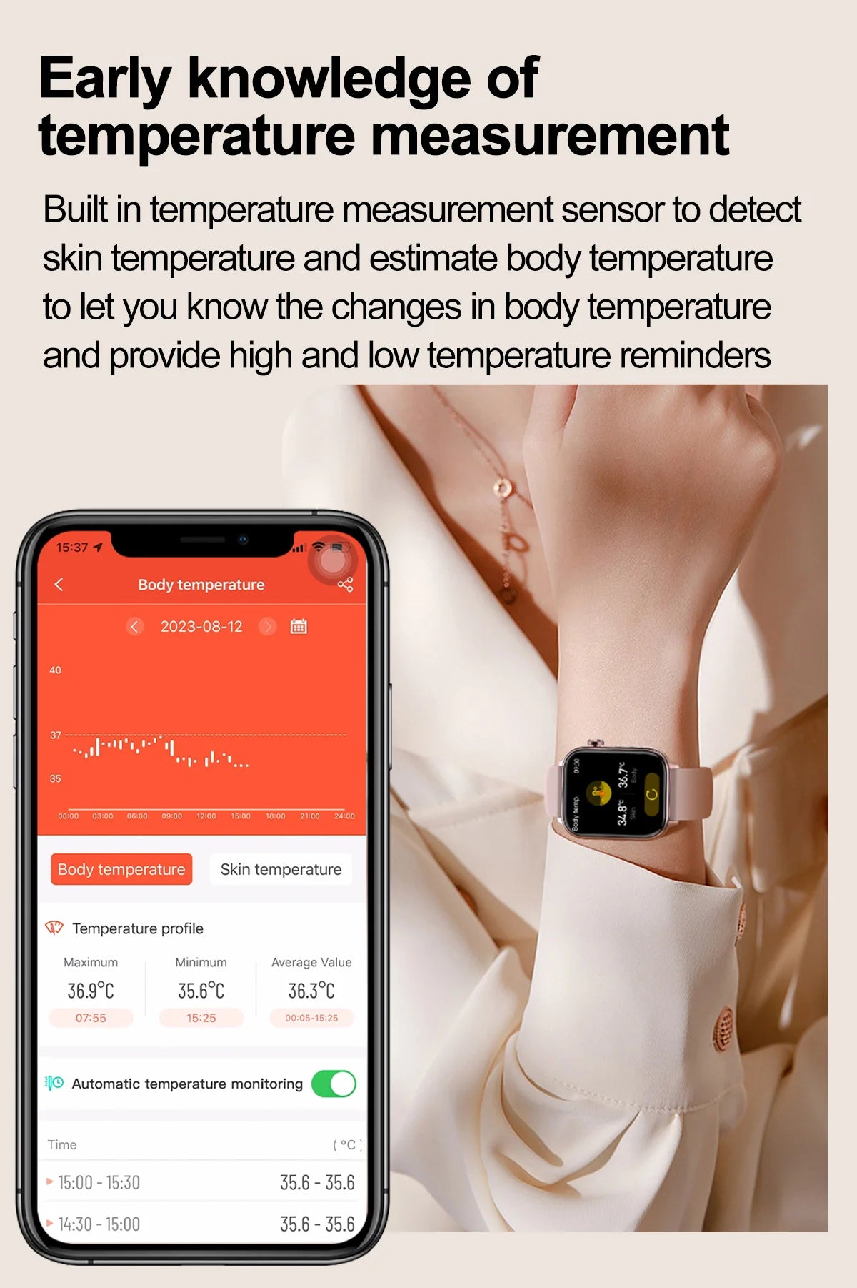 2025 ECG+PPG Health Smartwatch